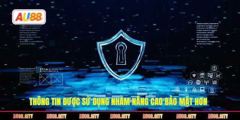 Thông tin được sử dụng nhằm nâng cao bảo mật hơn 